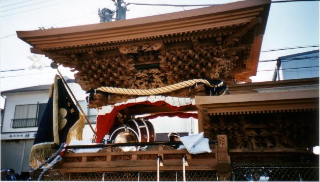 Danjiri front end and musical instruments
