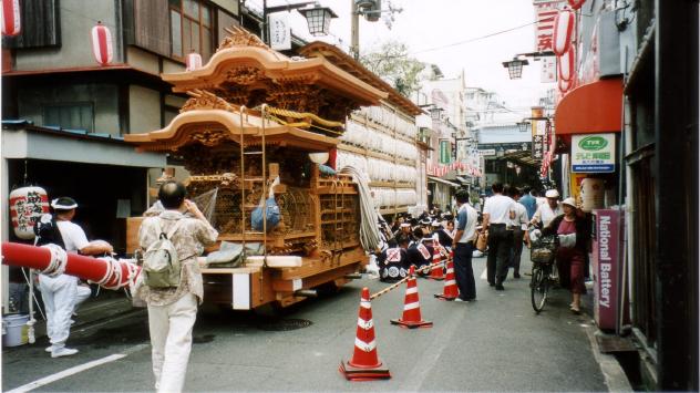 Danjiri steering boom